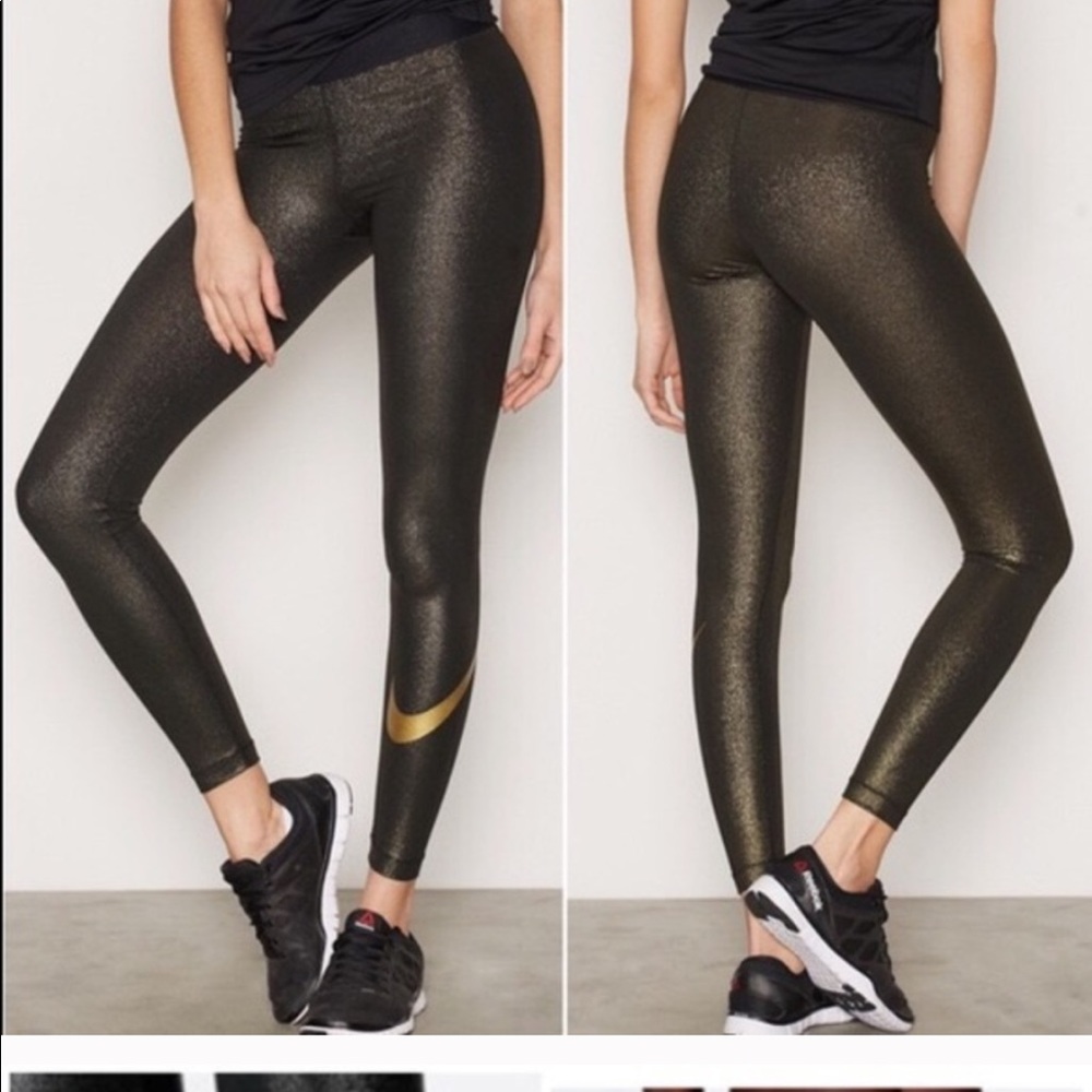 Nike sparkle leggings bundle size small
